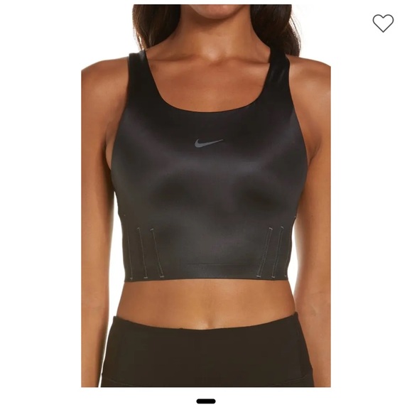 Nike Other - Nike Swoosh City Ready Longline Black Sports Bra size large
